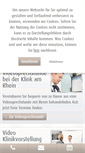Mobile Screenshot of klinikamrhein.de